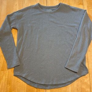Maurices Women's Grayish Blue Crew Neck Sweater